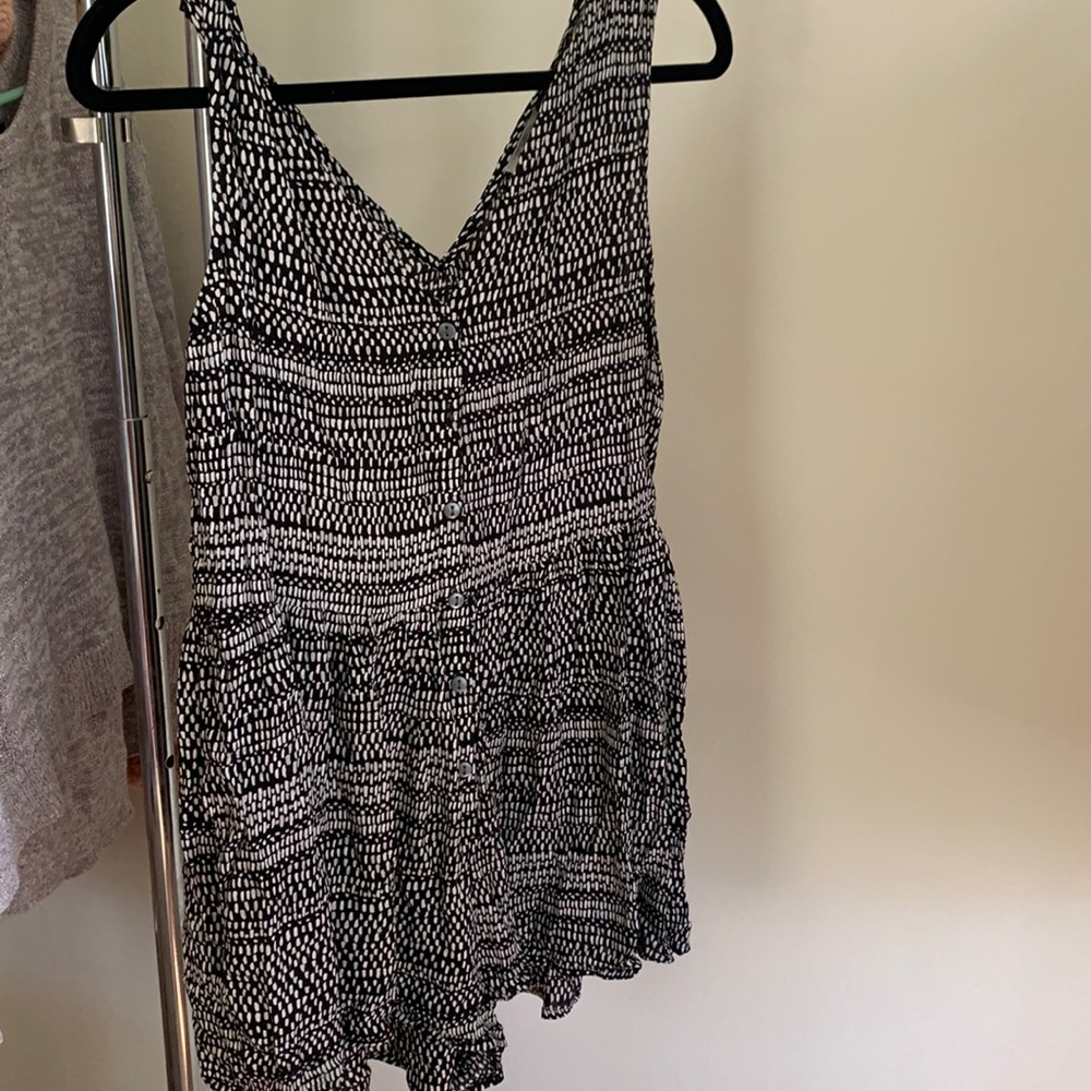 Urban Outfitters Black and White romper